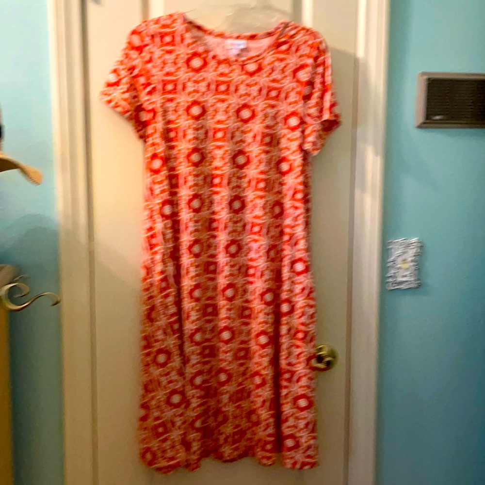 LuLaRoe Carly dress In excellent condition.